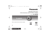 Panasonic H-H020E Руководство пользователя