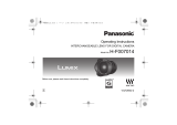 Panasonic H-F007014E Руководство пользователя