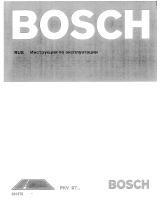 Bosch PKV 975 T02 Руководство пользователя