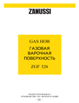 Zanussi ZGF 326 ICX Руководство пользователя