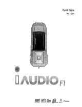 iAudio F1 (256Mb) Руководство пользователя