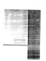 Gorenje ECT 2600 P2 Руководство пользователя