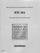 Gaggenau RW404260 Руководство пользователя