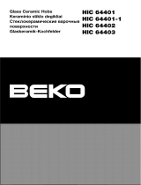 Beko HIC 64403 TX Руководство пользователя