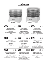 Zelmer ZFD1100W Руководство пользователя