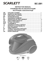 Scarlett SC-281 Red Руководство пользователя