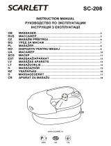 Scarlett SC-208 White/Violet Руководство пользователя