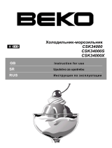 Beko CSK 34000 S Руководство пользователя