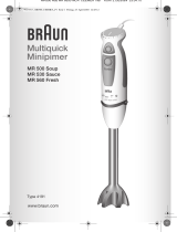 Braun MR530 Sauce+подарок Руководство пользователя