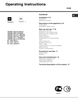 Hotpoint-Ariston RC641 DBRFH Руководство пользователя