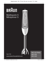 Braun MQ535 White Sauce Руководство пользователя