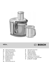 Bosch VitaJuice MES4000 Руководство пользователя