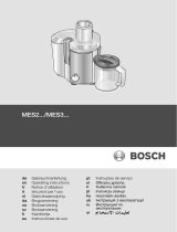 Bosch VitaJuice MES25G0 Руководство пользователя