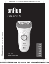 Braun Silk-epil 9-549 Wet&Dry Прибор для очищения лица Руководство пользователя