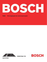 Bosch PIP875N17E Руководство пользователя