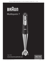Braun MQ745 Cocktail Руководство пользователя