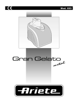 ARIETE 693 Gran Gelato Metal Руководство пользователя