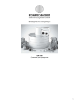 Rommelsbacher DA 750 Руководство пользователя