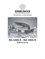 Rommelsbacher WA 1000/E Руководство пользователя