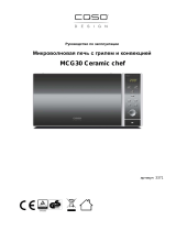 Caso MCG 30 Ceramic Chef Black Steel (3371) Руководство пользователя