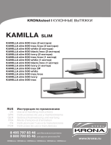 Krona Kamilla slim 600 Black/Inox (1 мотор) Руководство пользователя
