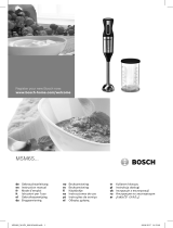 Bosch ErgoMixx Style MSM6S90B Руководство пользователя