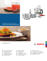 Bosch VeggieLove Plus MUZ9VLP1 Руководство пользователя