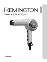 Remington Pink Lady Retro Dryer Gift Pack D4110OP Руководство пользователя