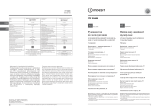 Indesit ITF 016 W Руководство пользователя