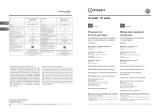 Indesit ITF 018 W Руководство пользователя