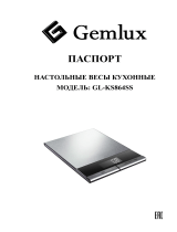 Gemlux GL-KS864SS Руководство пользователя