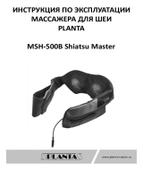 Planta MSH-500B Shiatsu Master Руководство пользователя