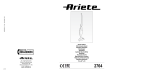 ARIETE 2764 Руководство пользователя