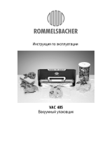 Rommelsbacher VAC 485 Руководство пользователя