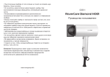 Rovercare Diamond HD01 Руководство пользователя