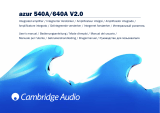 Cambridge Audio 540A V2.0 Silver Руководство пользователя