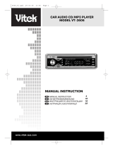 Vitek мобильная магнитола с CD MP3 VITEK VT-3606 Руководство пользователя