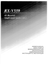 Yamaha RX-V559 RDS T Руководство пользователя