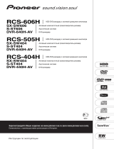 Pioneer RCS-606H (комплект) Руководство пользователя