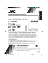 JVC KD-AV7001 DVD   TV тюнер Руководство пользователя