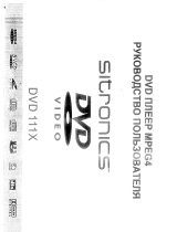 Sitronics DVD 111 X Руководство пользователя