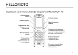 Motorola V3i D&G gold Руководство пользователя