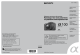 Sony DSL R-A100K Black Руководство пользователя