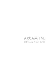 Arcam FMJ DV139 B Руководство пользователя
