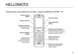 Motorola V3i platinum Руководство пользователя