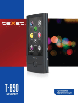TEXET T-890 8Gb Black Руководство пользователя