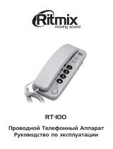 Ritmix RT-100 Blue Руководство пользователя