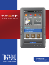 TEXET TB-740HD 4Gb Grey Руководство пользователя