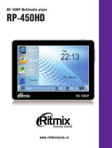 Ritmix RP-450HD 4Gb Руководство пользователя