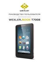 Wexler Book T7008W White чехол Руководство пользователя